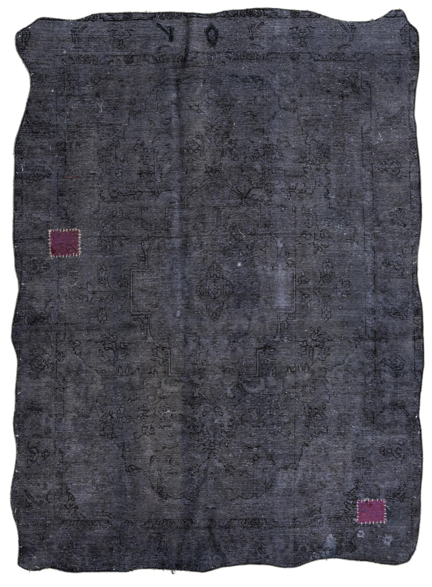 6' 5 x 8' 9 Hand Knotted Ultra Vintage Persian Wool Rug