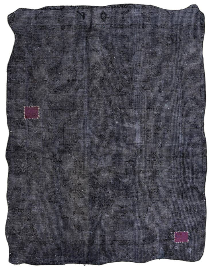 Detail image of 6' 5 x 8' 9 Hand Knotted Ultra Vintage Persian Wool Rug