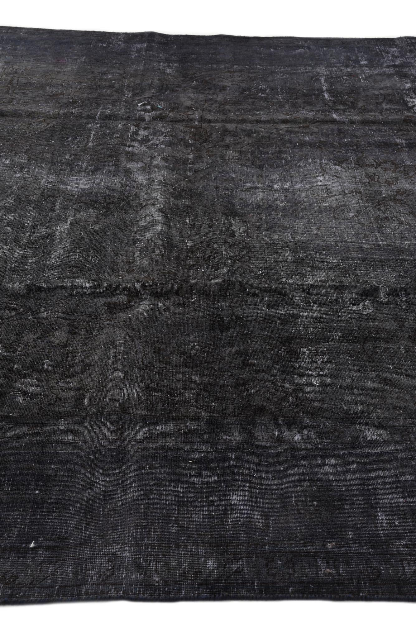9' 11 x 12' 4 Hand Knotted Ultra Vintage Persian Wool Rug