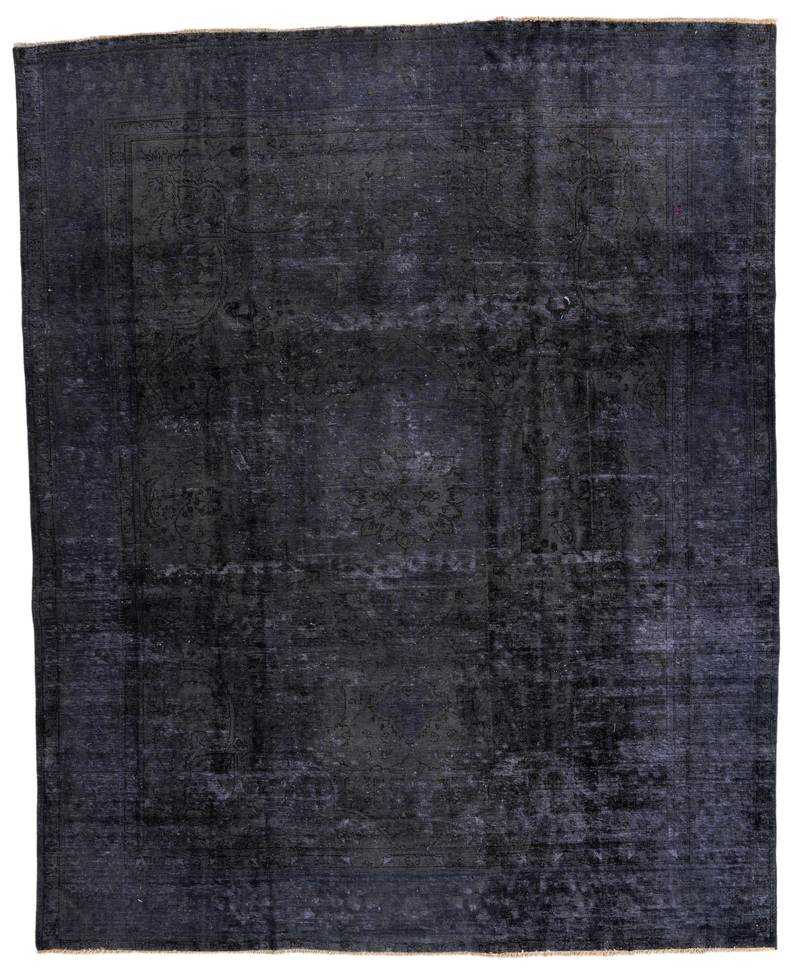 9' 11 x 12' 4 Hand Knotted Ultra Vintage Persian Wool Rug
