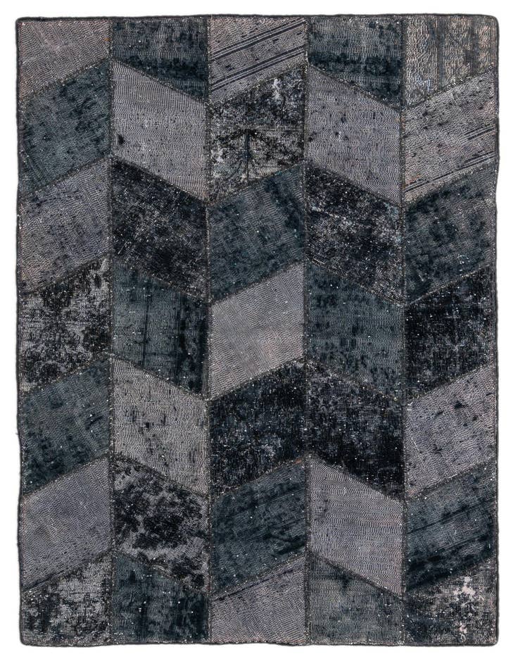 Detail image of 3' 6 x 5' 1 Hand Knotted Ultra Vintage Persian Wool Rug
