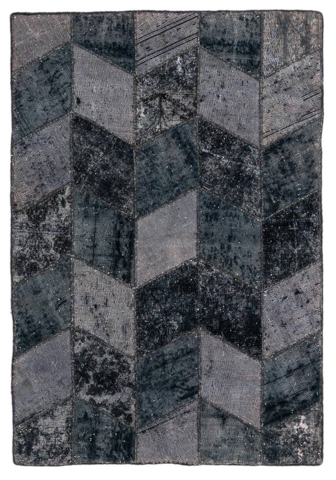 Detail image of 3' 6 x 5' 1 Hand Knotted Ultra Vintage Persian Wool Rug