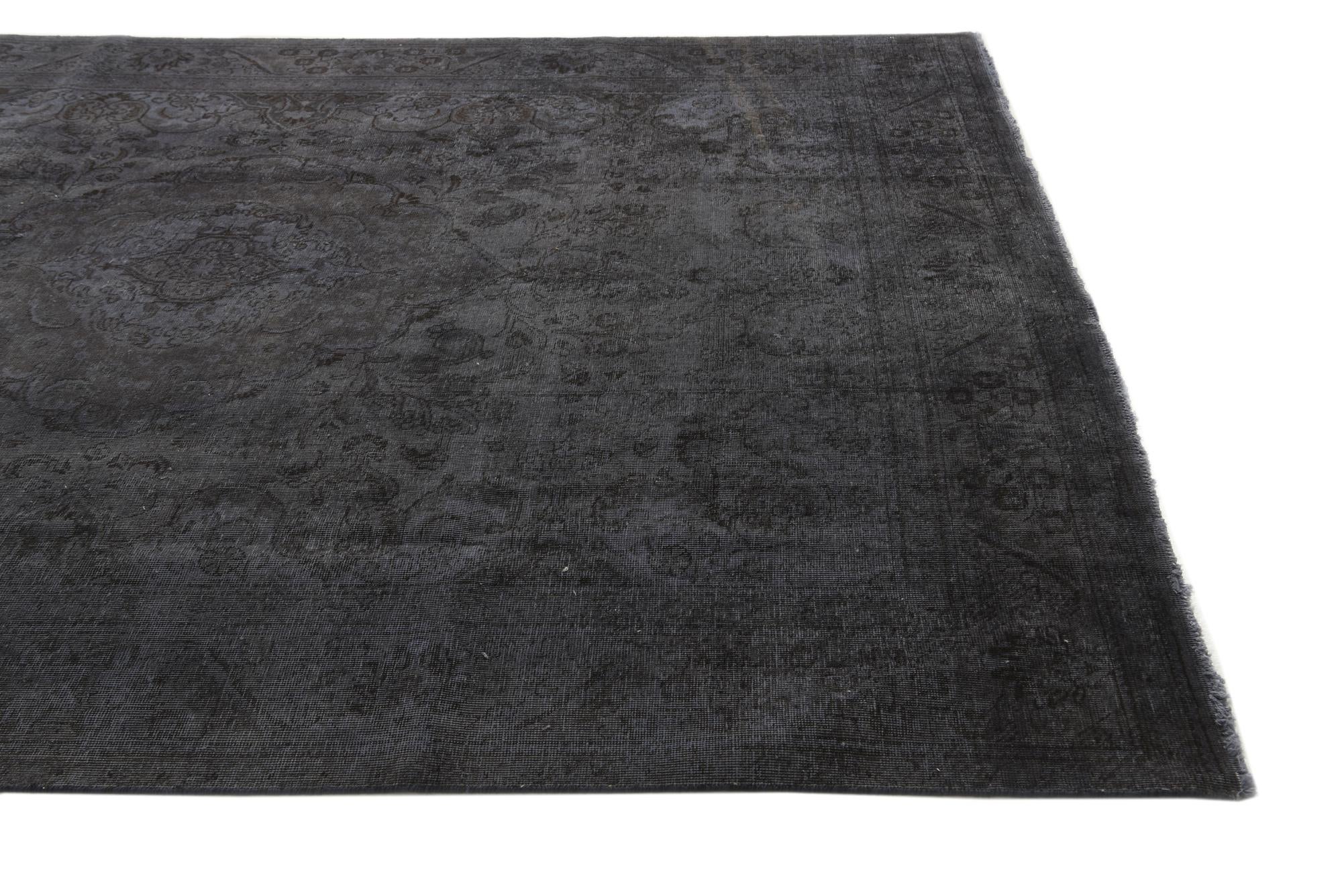 7' 9 x 10' 9 Hand Knotted Ultra Vintage Persian Wool Rug