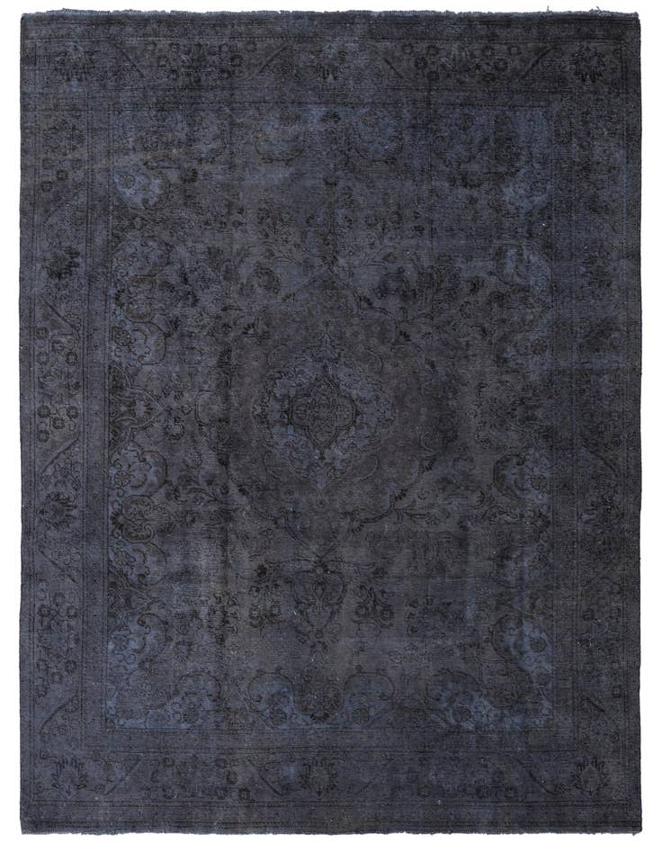 Detail image of 7' 9 x 10' 9 Hand Knotted Ultra Vintage Persian Wool Rug