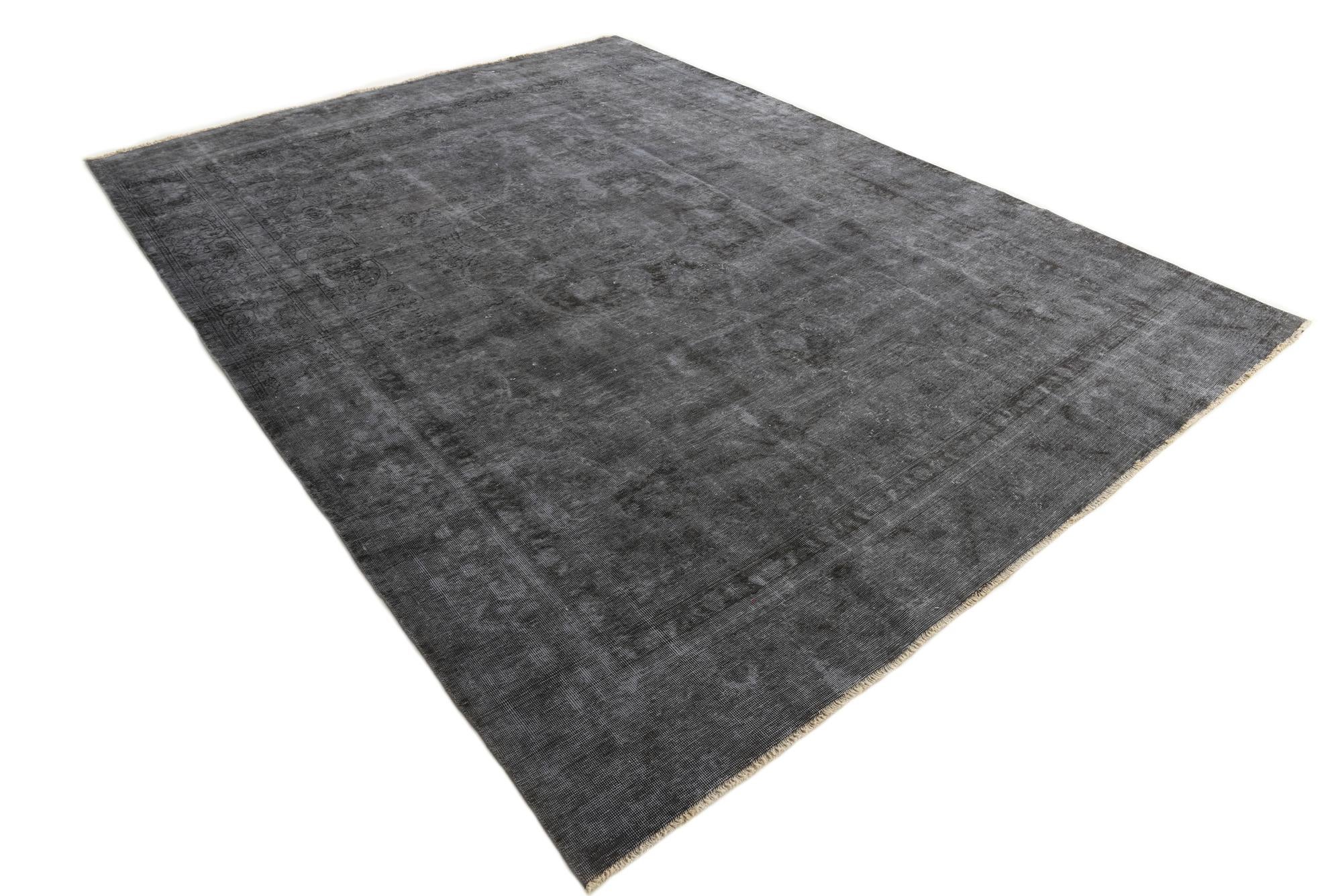 9' 6 x 12' 7 Hand Knotted Ultra Vintage Persian Wool Rug
