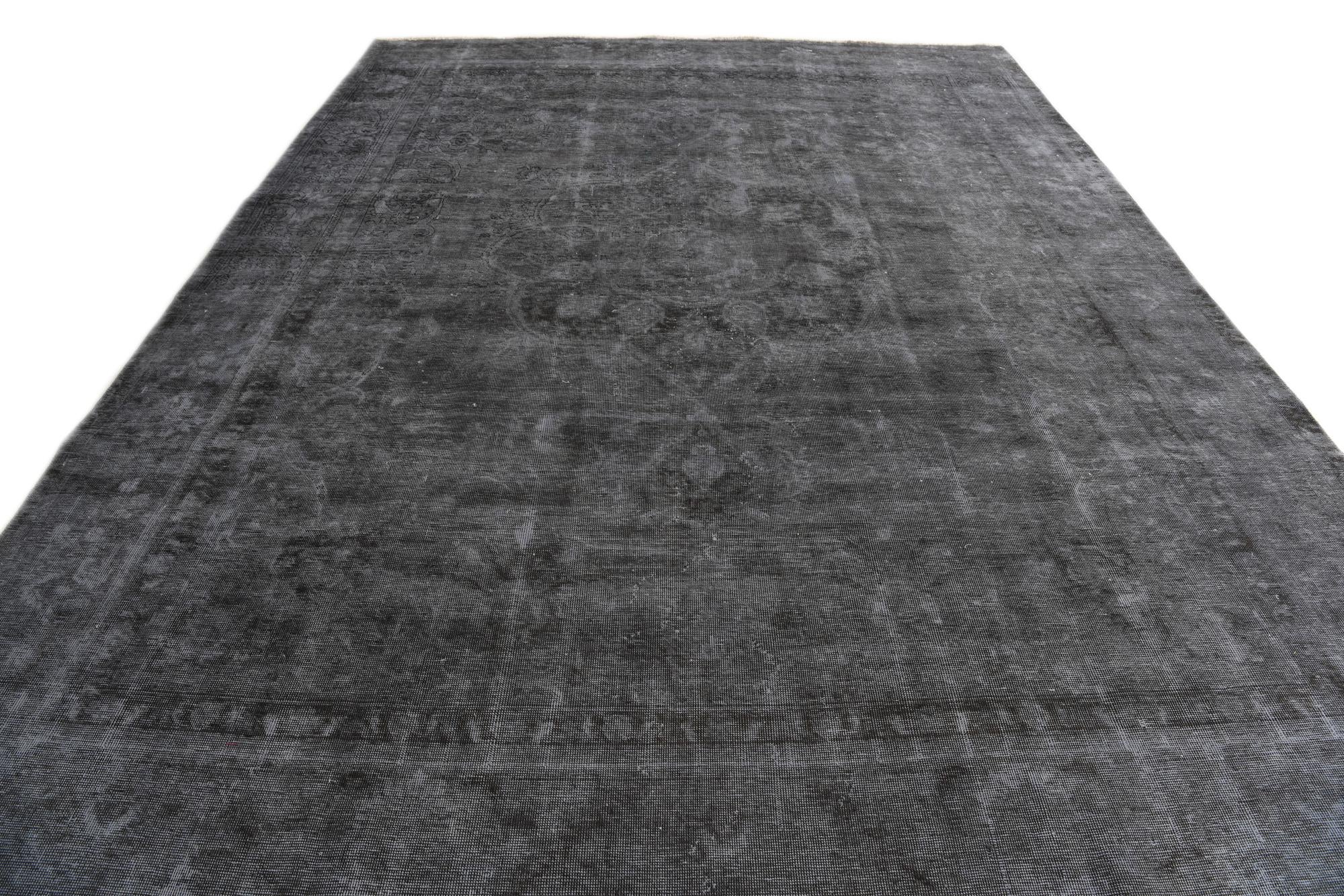 9' 6 x 12' 7 Hand Knotted Ultra Vintage Persian Wool Rug