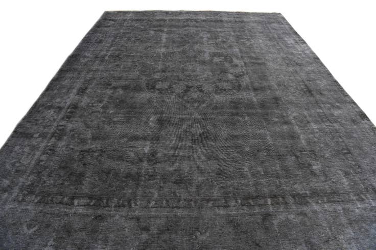 Detail image of 9' 6 x 12' 7 Hand Knotted Ultra Vintage Persian Wool Rug