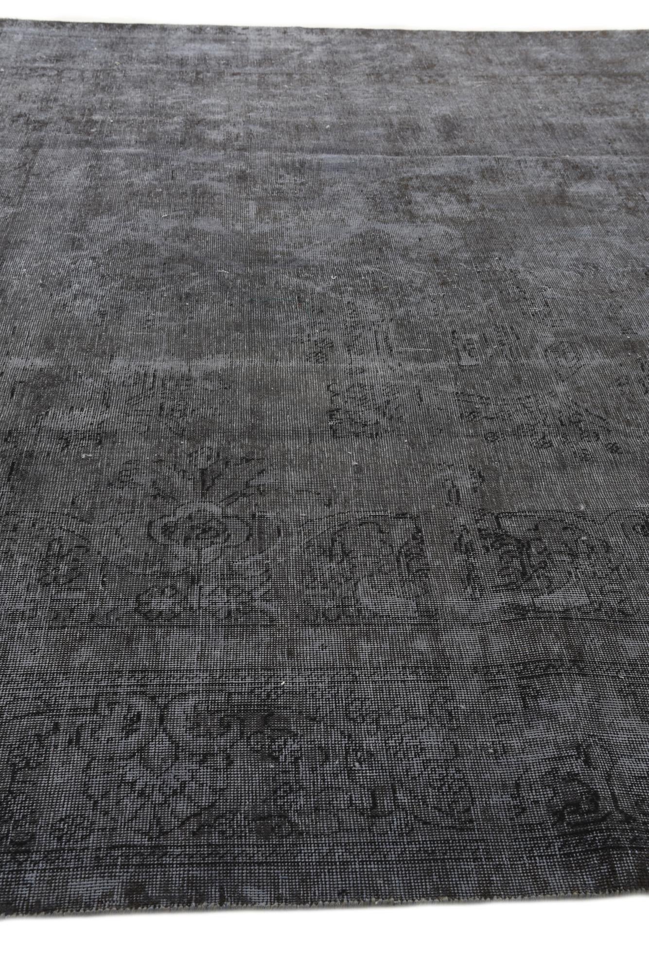 9' 6 x 12' 7 Hand Knotted Ultra Vintage Persian Wool Rug