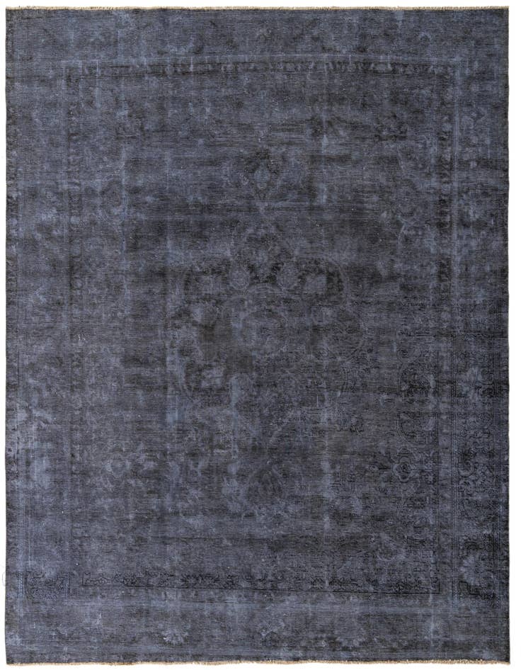 Detail image of 9' 6 x 12' 7 Hand Knotted Ultra Vintage Persian Wool Rug
