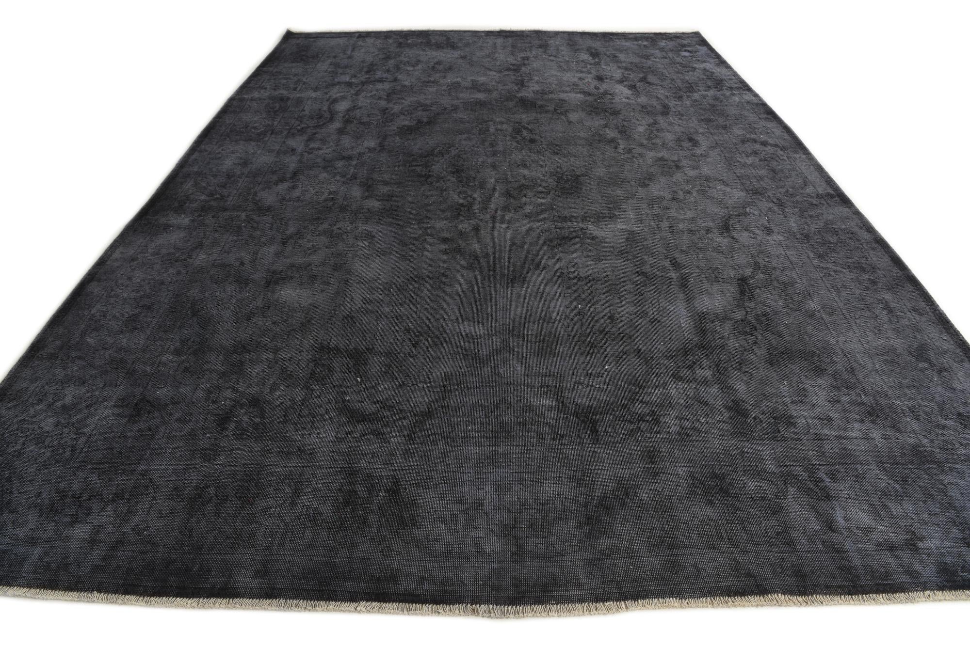 9' 3 x 12' 8 Hand Knotted Ultra Vintage Persian Wool Rug
