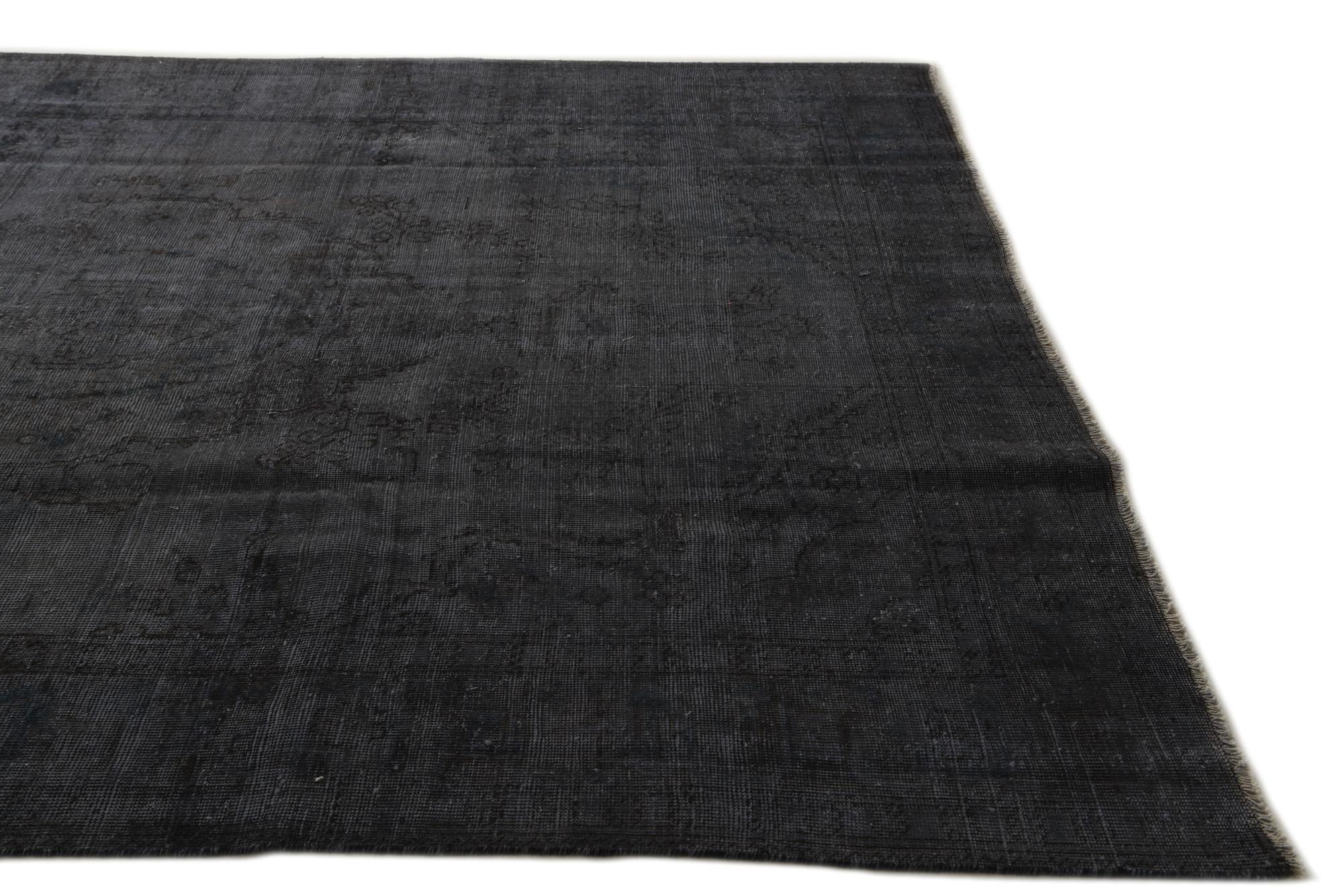 7' 9 x 11' Hand Knotted Ultra Vintage Persian Wool Rug