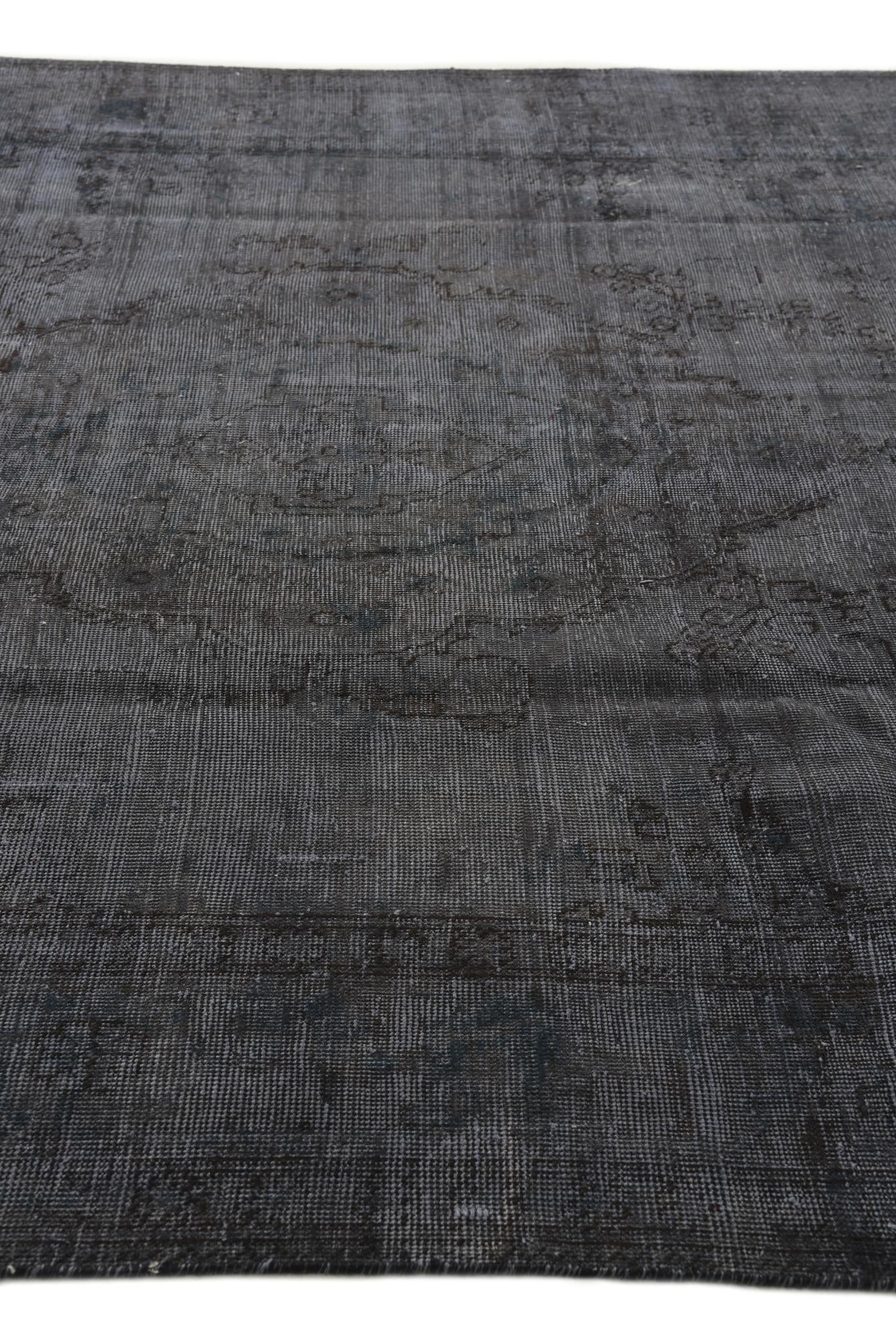 7' 9 x 11' Hand Knotted Ultra Vintage Persian Wool Rug