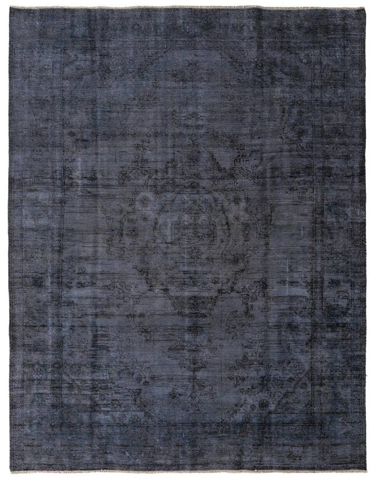 Detail image of 7' 9 x 11' Hand Knotted Ultra Vintage Persian Wool Rug