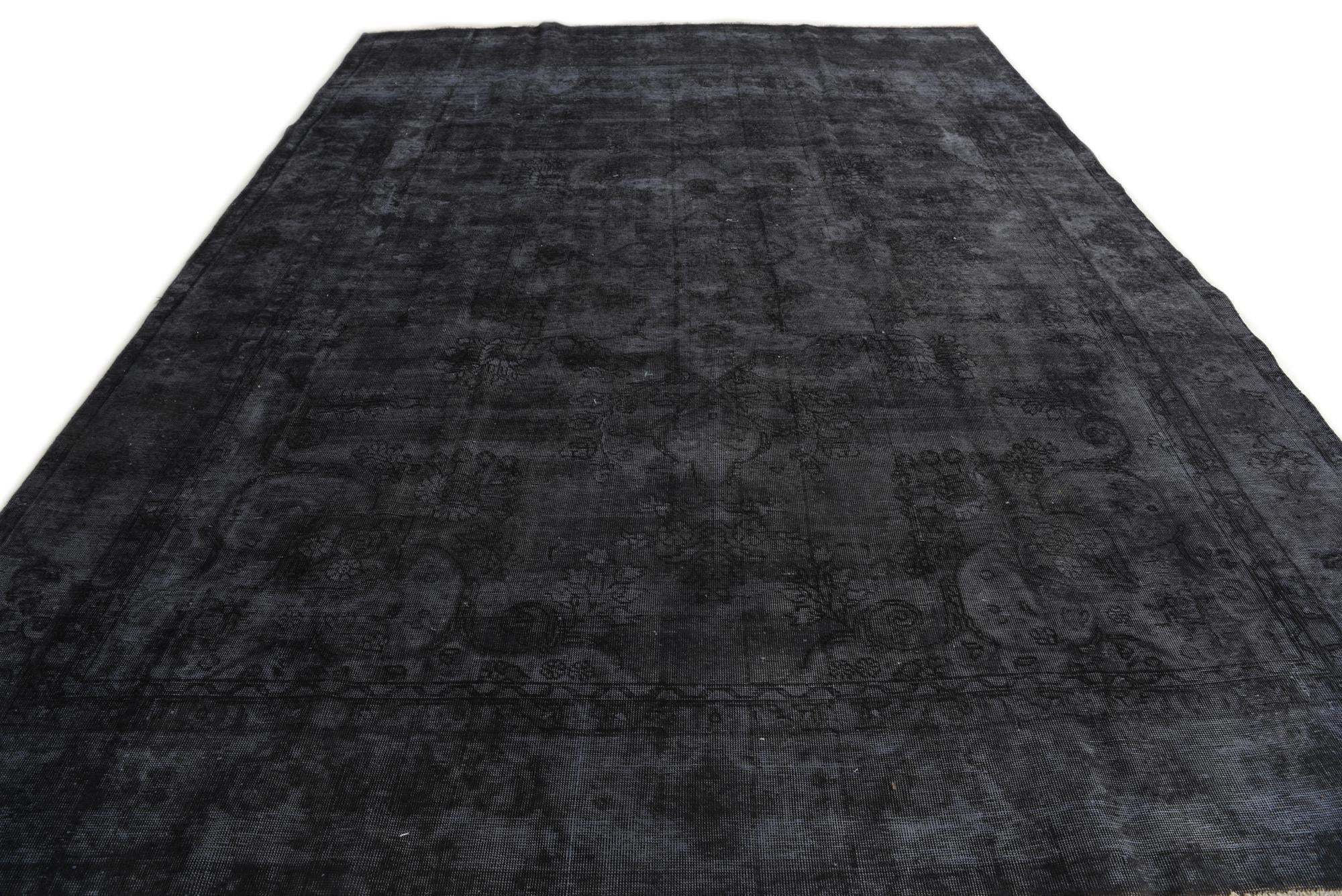 9' 2 x 12' 7 Hand Knotted Ultra Vintage Persian Wool Rug
