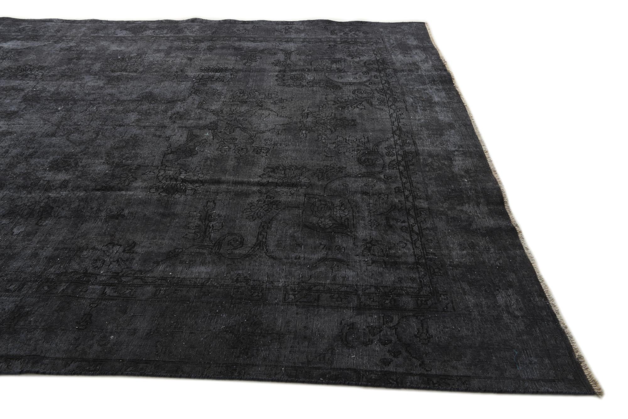 9' 2 x 12' 7 Hand Knotted Ultra Vintage Persian Wool Rug