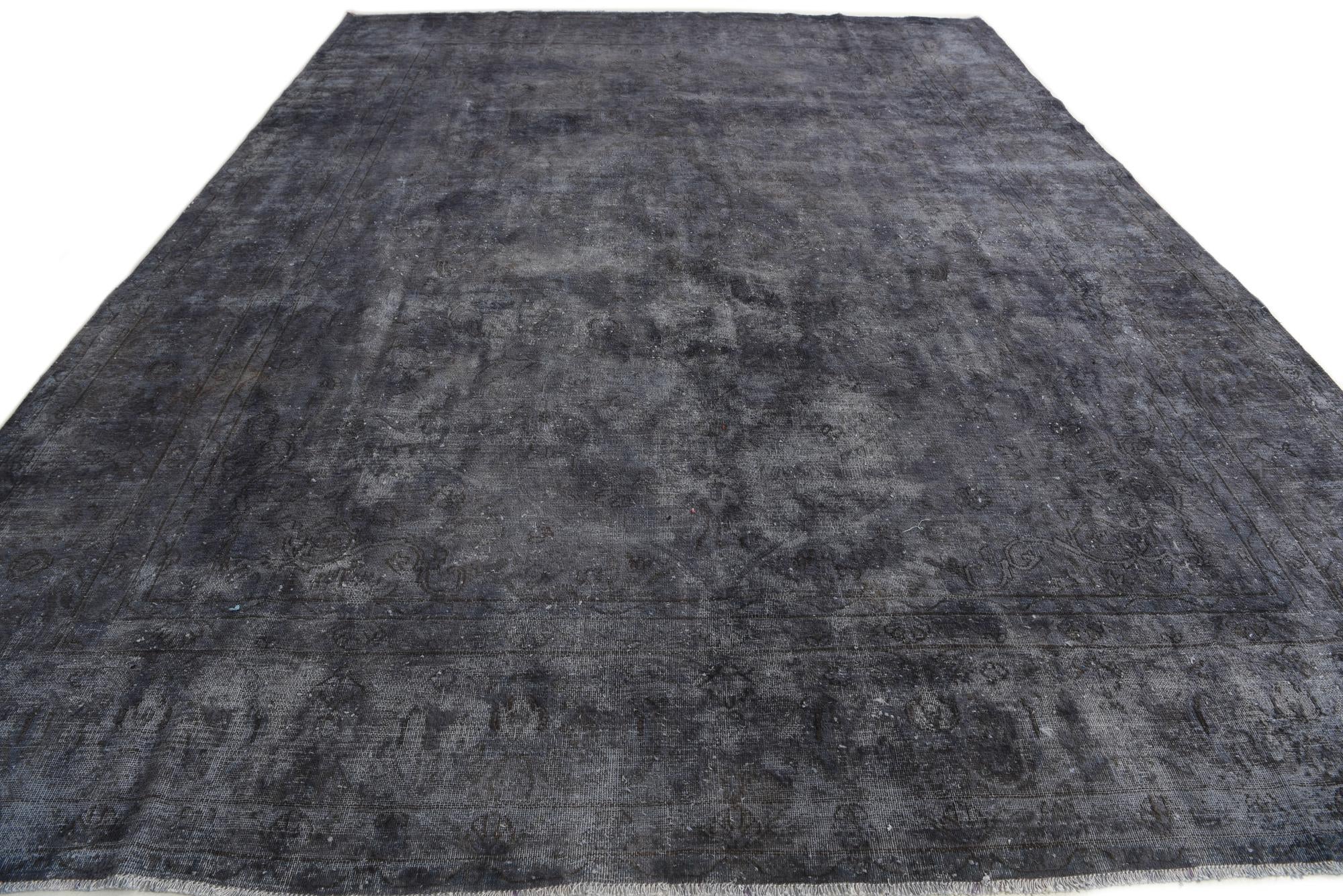 9' 7 x 13' Hand Knotted Ultra Vintage Persian Wool Rug