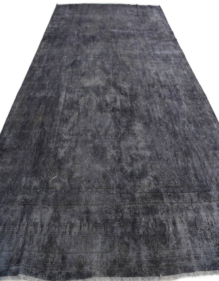 Detail image of 9' 7 x 13'  Hand Knotted Ultra Vintage Persian Wool Rug