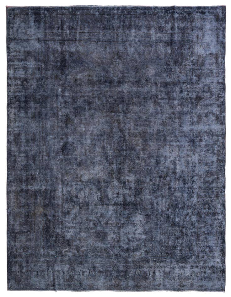 Detail image of 9' 7 x 13' Hand Knotted Ultra Vintage Persian Wool Rug