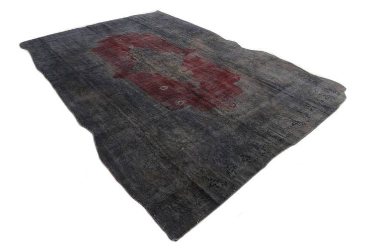 Detail image of 9' 1 x 13' 6 Hand Knotted Ultra Vintage Persian Wool Rug