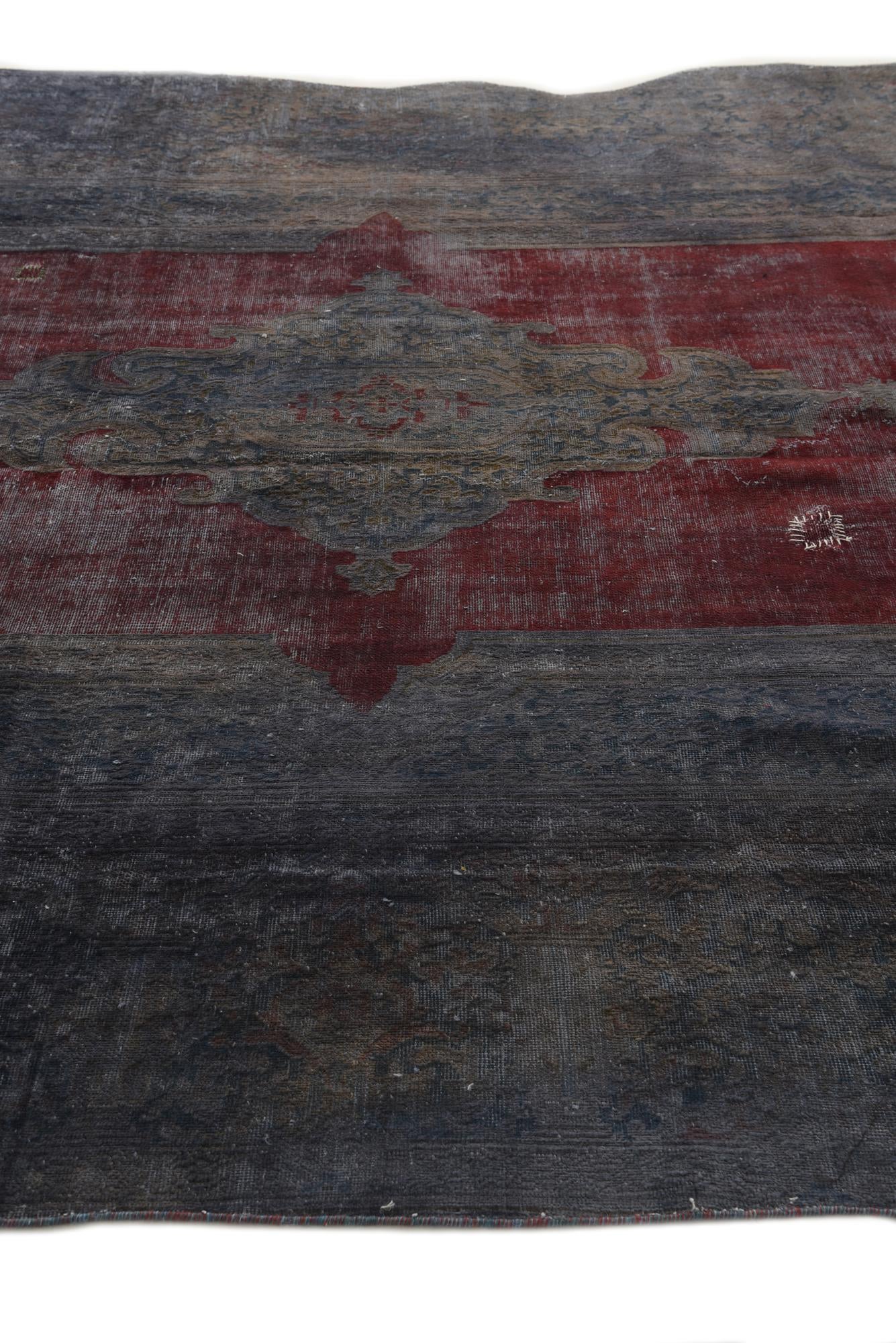 9' 1 x 13' 6 Hand Knotted Ultra Vintage Persian Wool Rug
