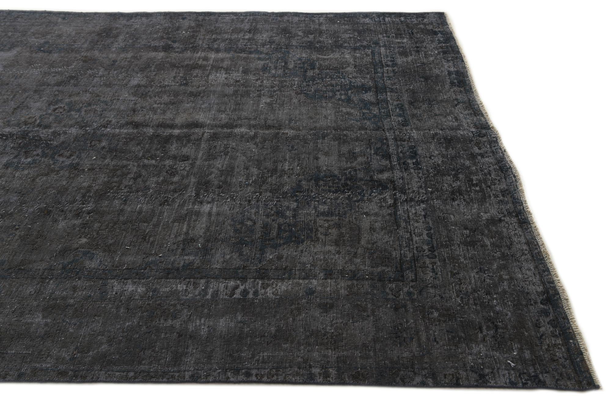 7' 7 x 11' Hand Knotted Ultra Vintage Persian Wool Rug