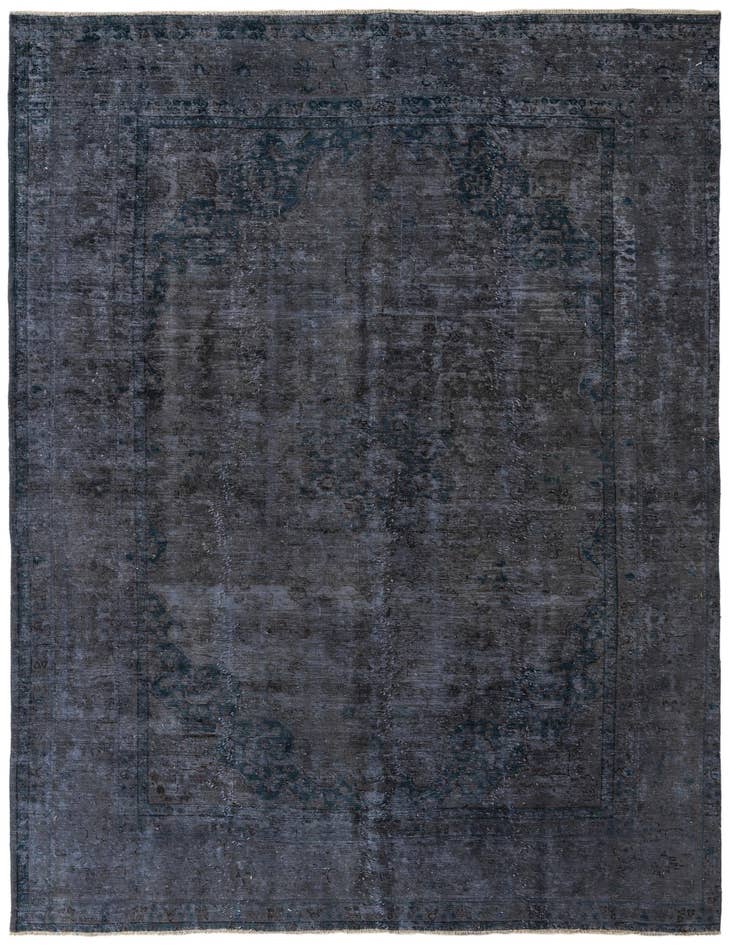 Detail image of 7' 7 x 11' Hand Knotted Ultra Vintage Persian Wool Rug
