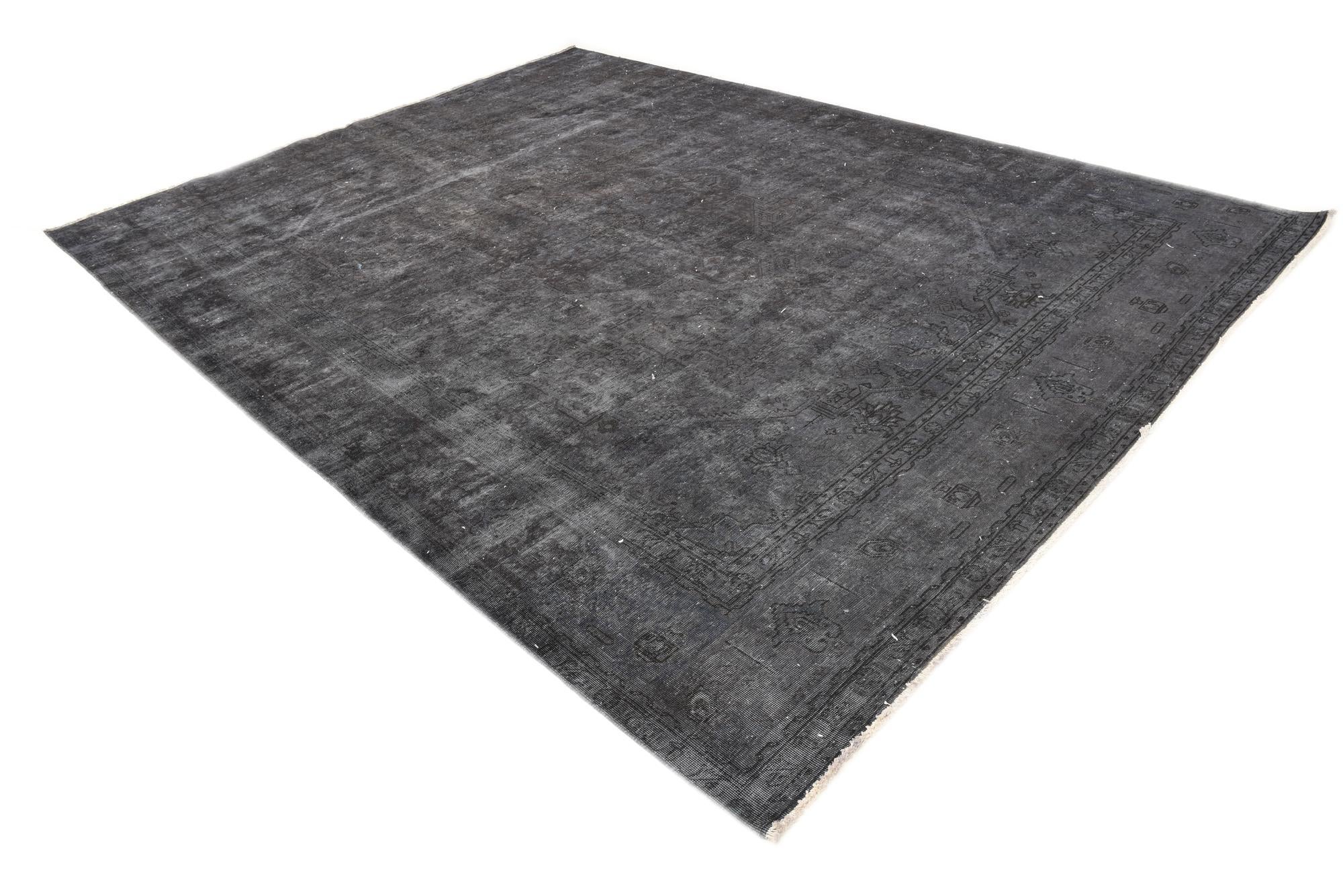 9' 4 x 12' 7 Hand Knotted Ultra Vintage Persian Wool Rug