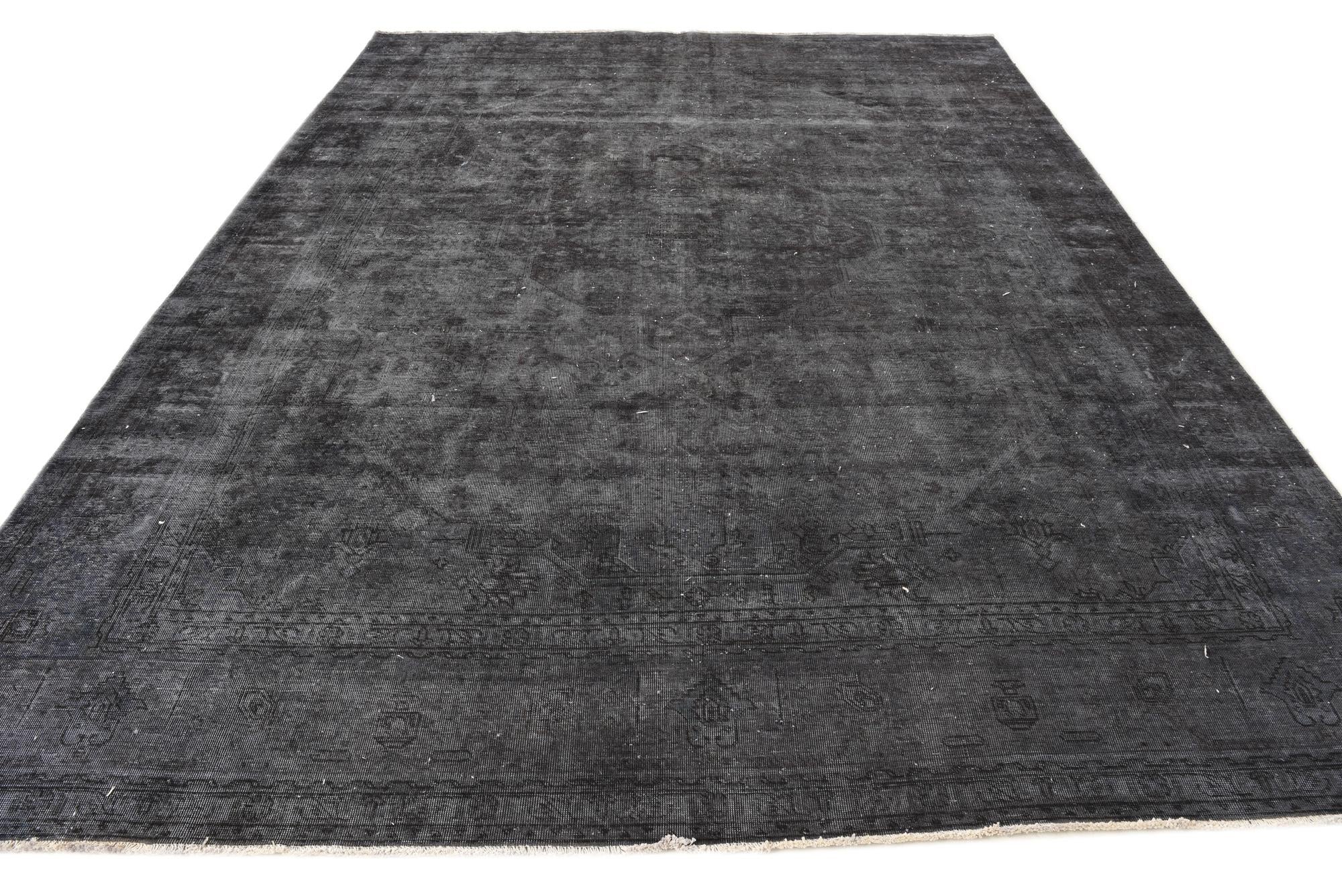 9' 4 x 12' 7 Hand Knotted Ultra Vintage Persian Wool Rug