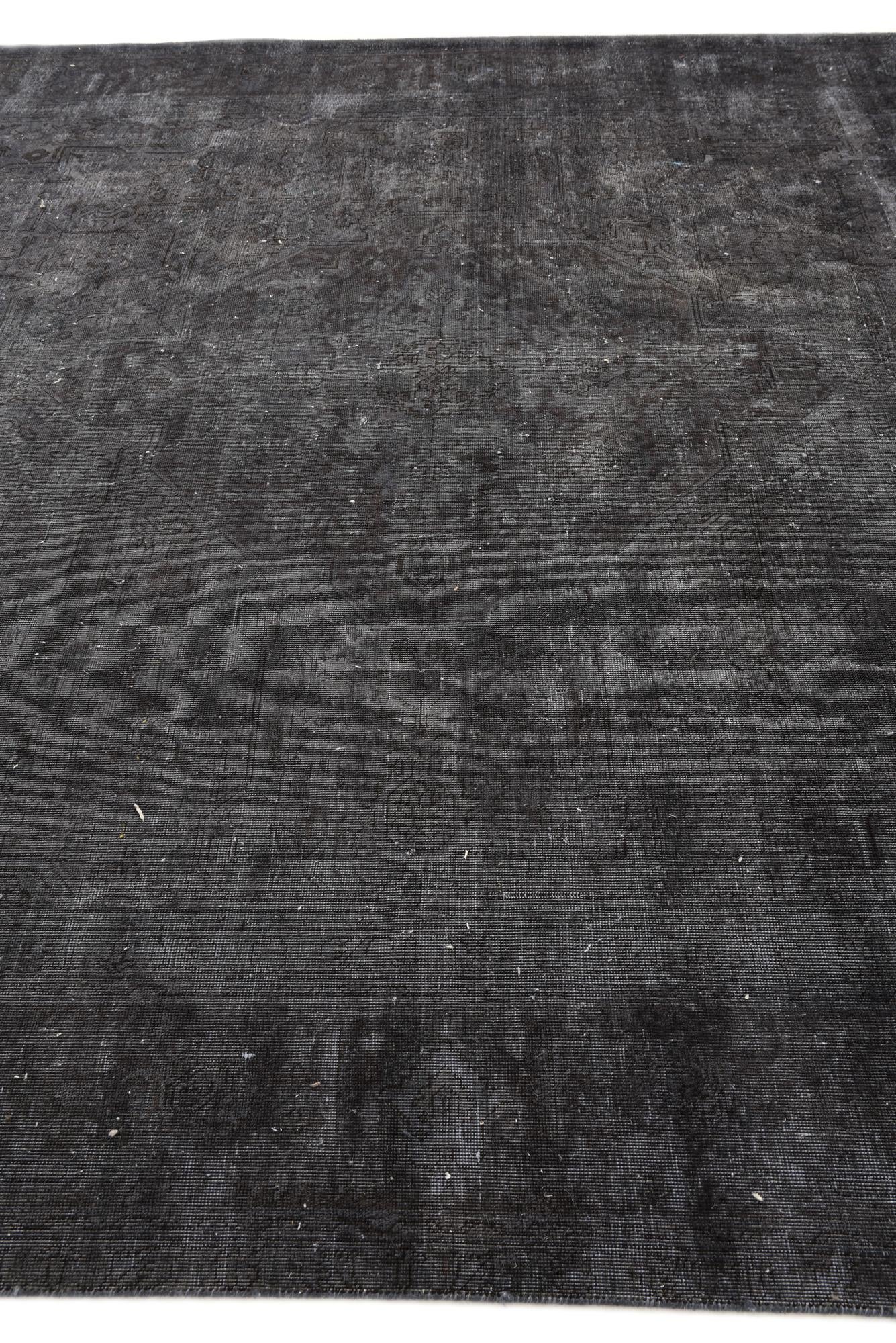 9' 4 x 12' 7 Hand Knotted Ultra Vintage Persian Wool Rug