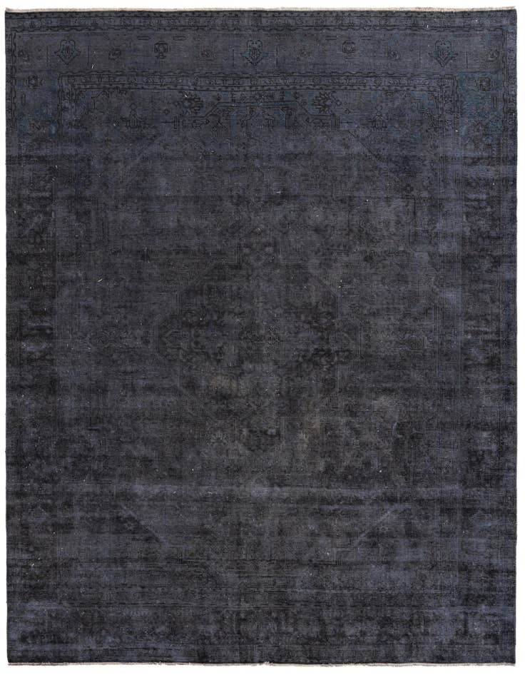 Detail image of 9' 4 x 12' 7 Hand Knotted Ultra Vintage Persian Wool Rug