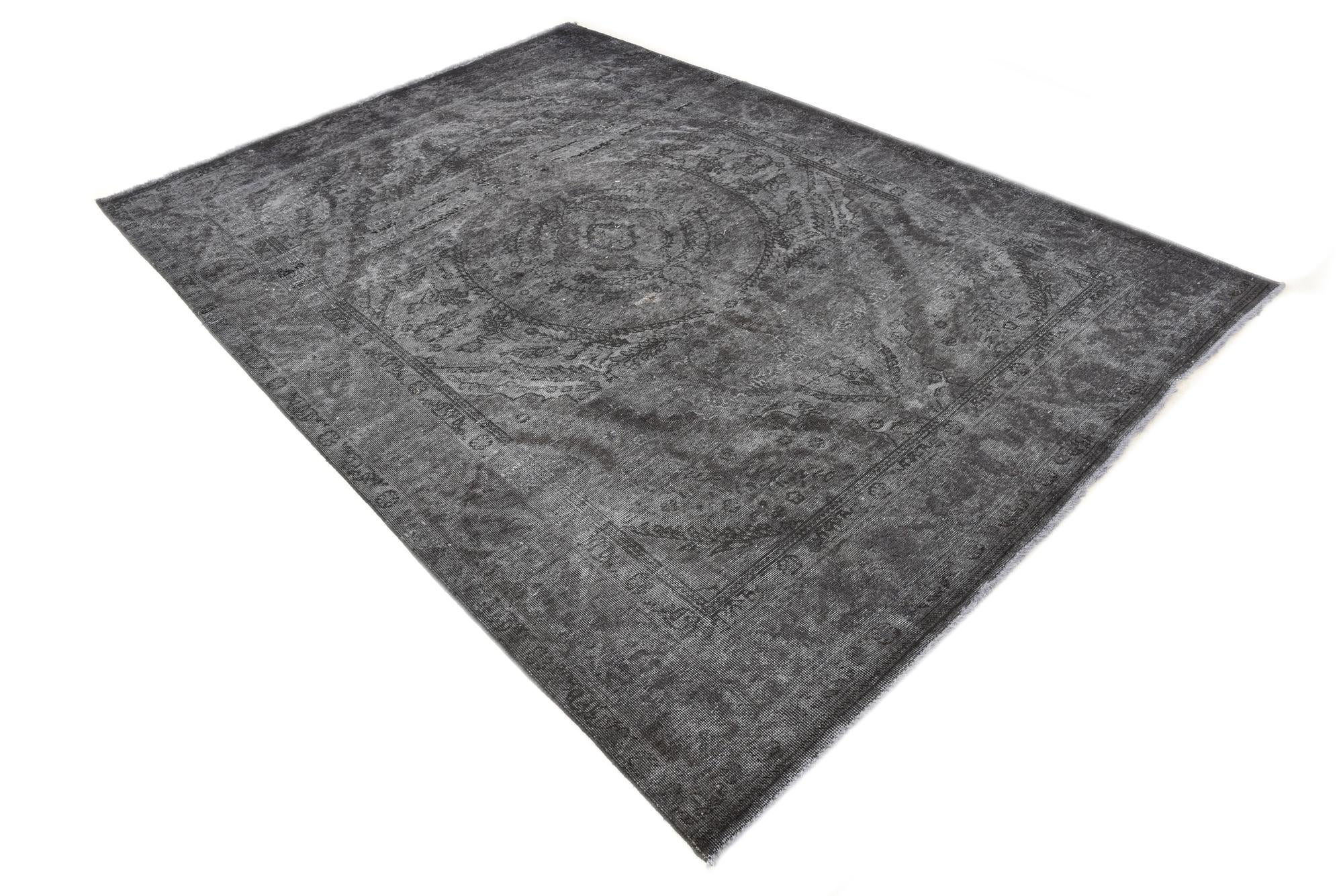 6' 7 x 9' 8 Hand Knotted Ultra Vintage Persian Wool Rug