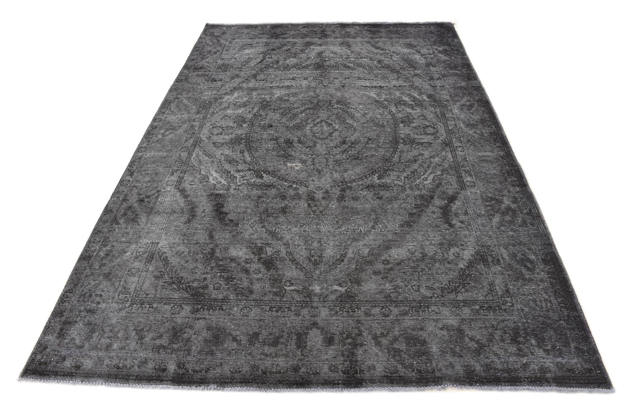 6' 7 x 9' 8 Hand Knotted Ultra Vintage Persian Wool Rug