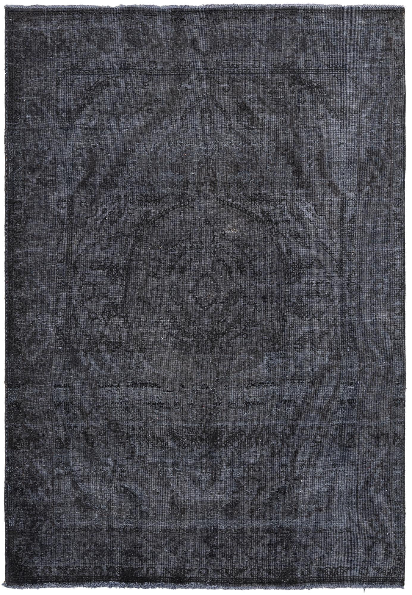 6' 7 x 9' 8 Hand Knotted Ultra Vintage Persian Wool Rug