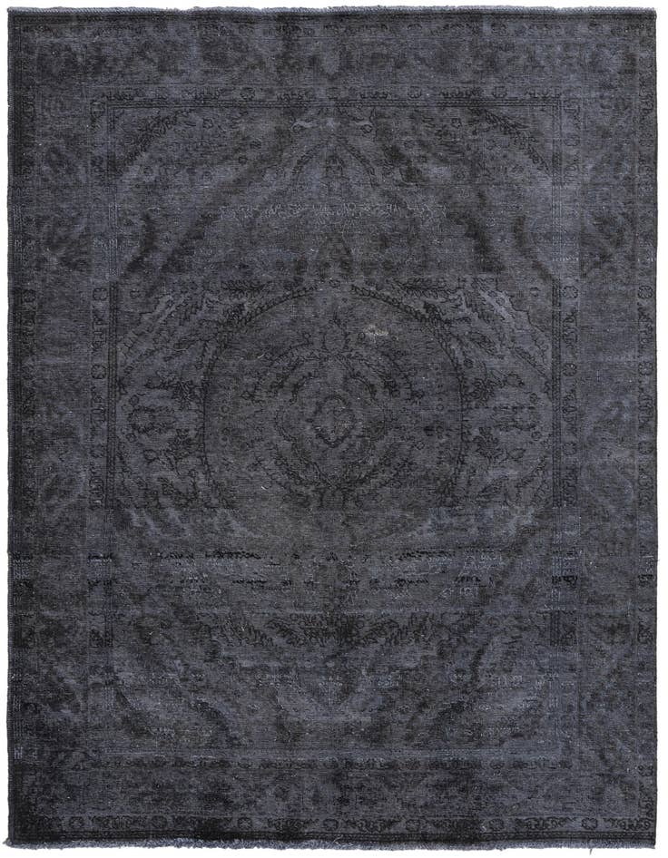 Detail image of 6' 7 x 9' 8 Hand Knotted Ultra Vintage Persian Wool Rug