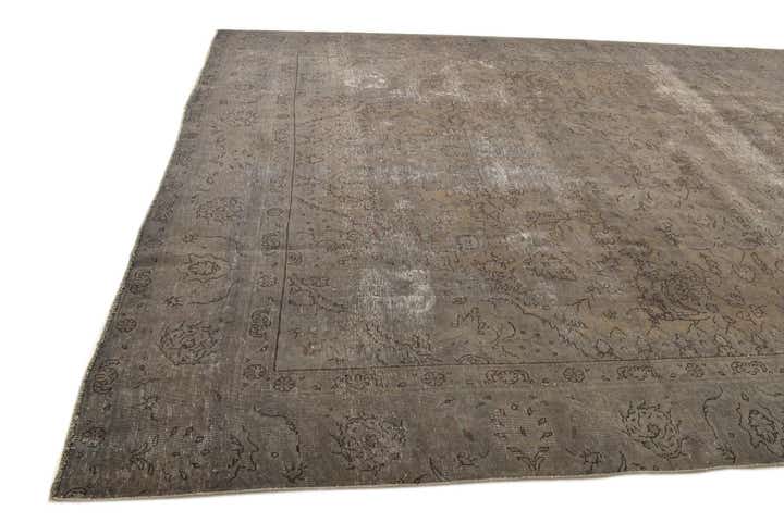 9' x 12' 9 Hand Knotted Ultra Vintage Persian Wool Rug