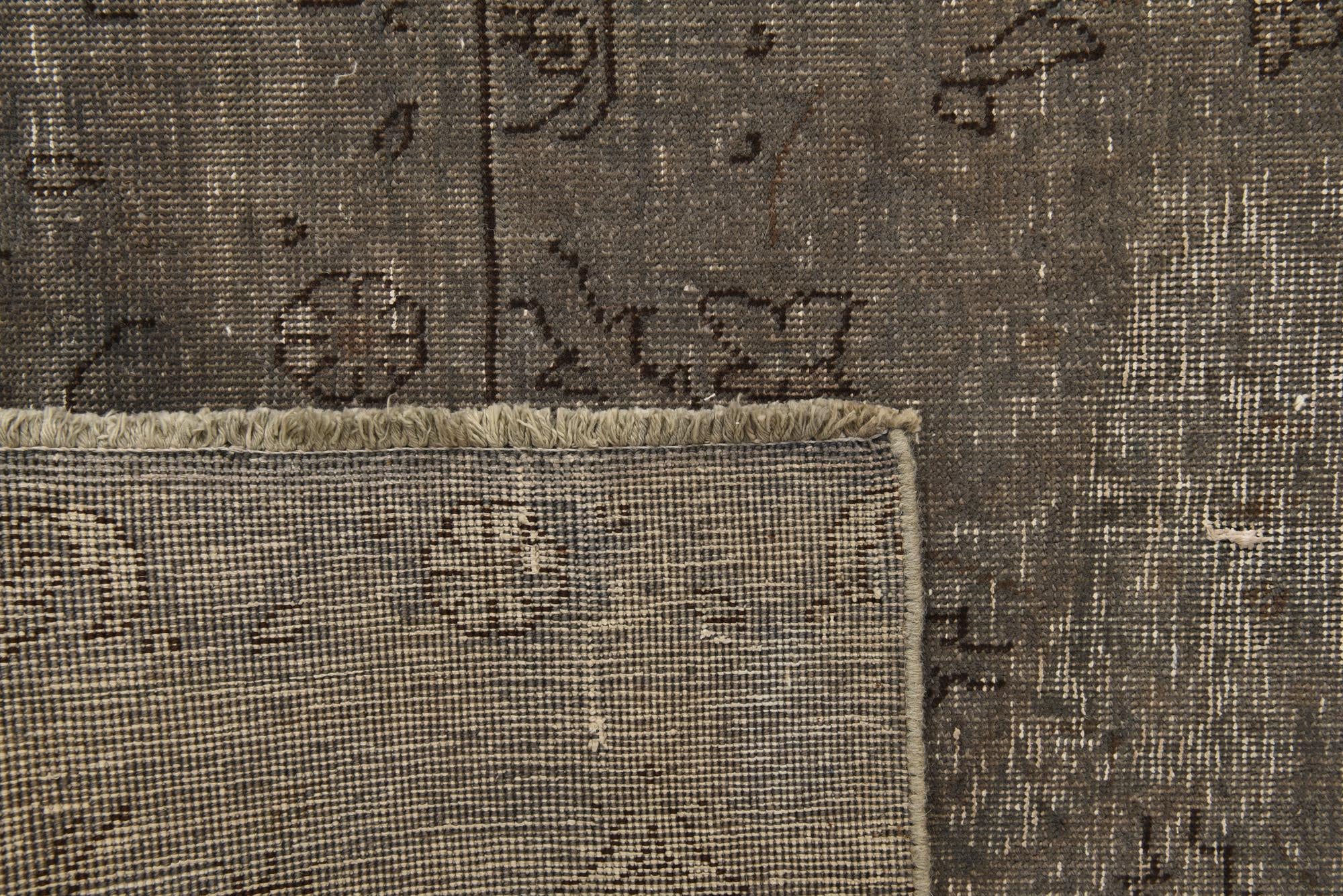 9' x 12' 9 Hand Knotted Ultra Vintage Persian Wool Rug