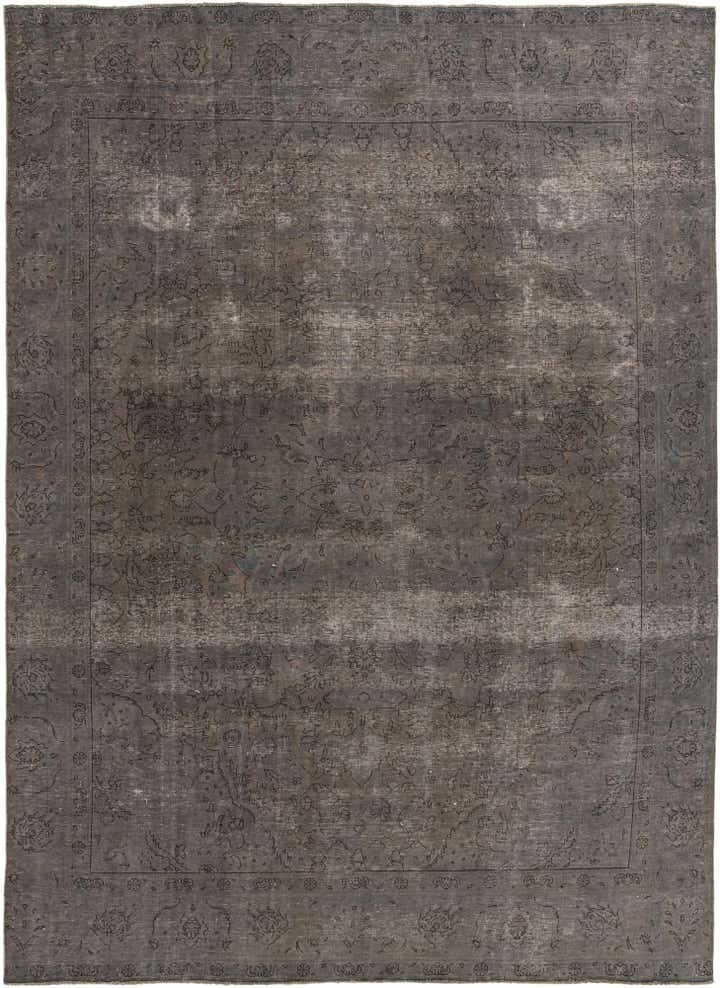 9' x 12' 9 Hand Knotted Ultra Vintage Persian Wool Rug