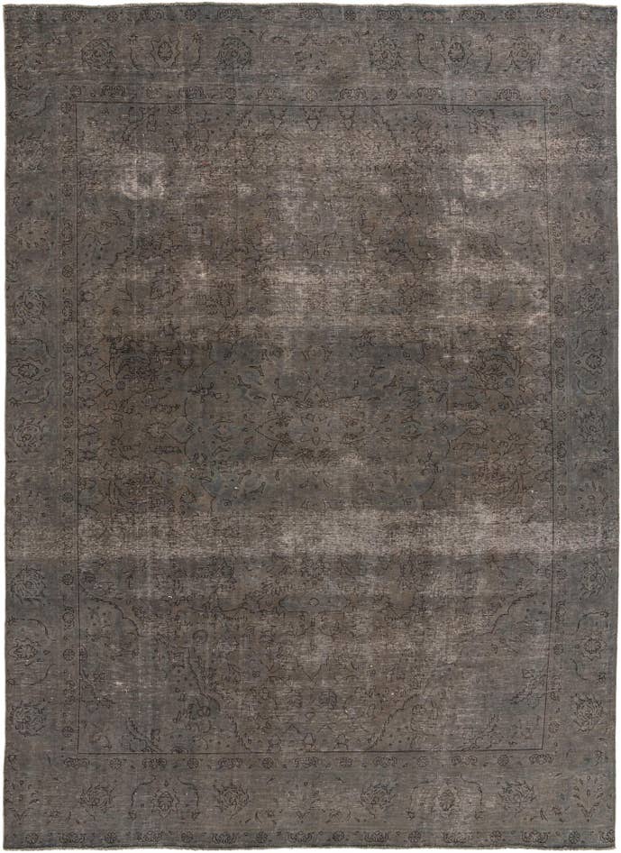 Detail image of 9' x 12' 9 Hand Knotted Ultra Vintage Persian Wool Rug