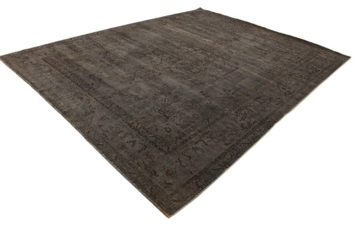 Detail image of 9' 10 x 12' 9 Hand Knotted Ultra Vintage Persian Wool Rug