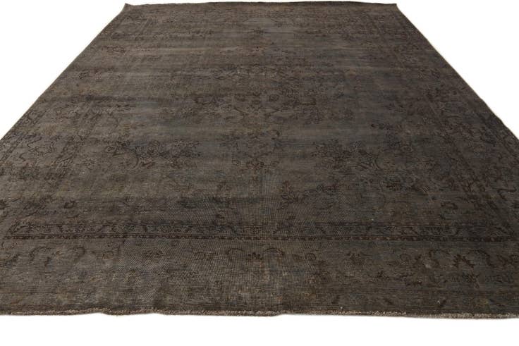 Detail image of 9' 10 x 12' 9 Hand Knotted Ultra Vintage Persian Wool Rug