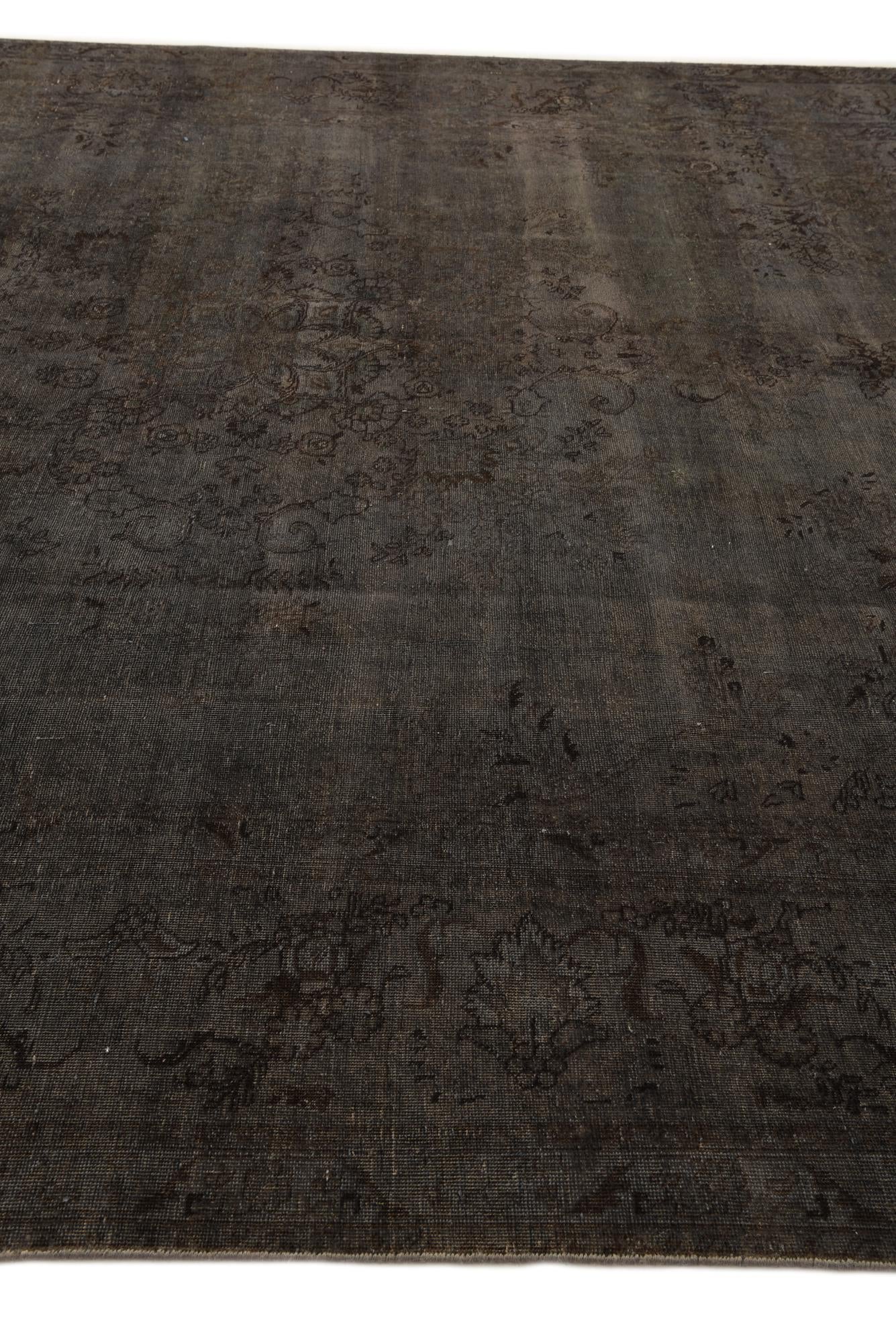 9' 10 x 12' 9 Hand Knotted Ultra Vintage Persian Wool Rug