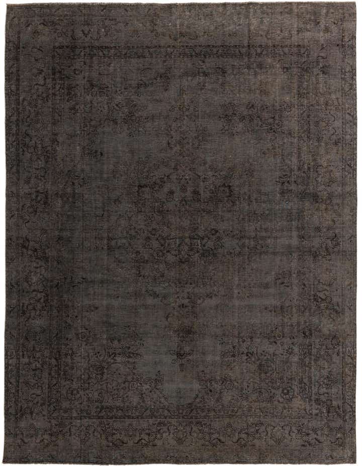 9' 10 x 12' 9 Hand Knotted Ultra Vintage Persian Wool Rug