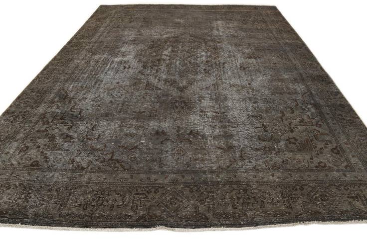 Detail image of 8' 10 x 12' 3 Hand Knotted Ultra Vintage Persian Wool Rug