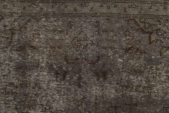 8' 10 x 12' 3 Hand Knotted Ultra Vintage Persian Wool Rug