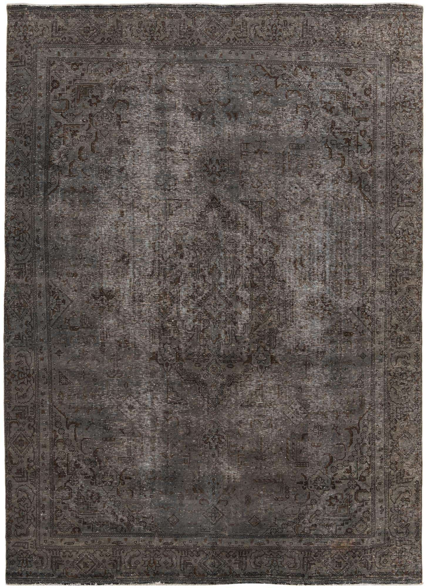 8' 10 x 12' 3 Hand Knotted Ultra Vintage Persian Wool Rug