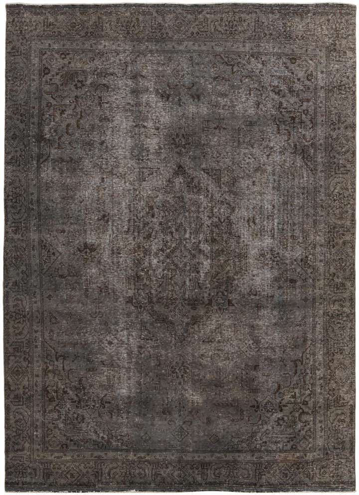 8' 10 x 12' 3 Hand Knotted Ultra Vintage Persian Wool Rug