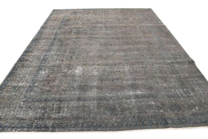 9' 4 x 12' Hand Knotted Ultra Vintage Persian Wool Rug