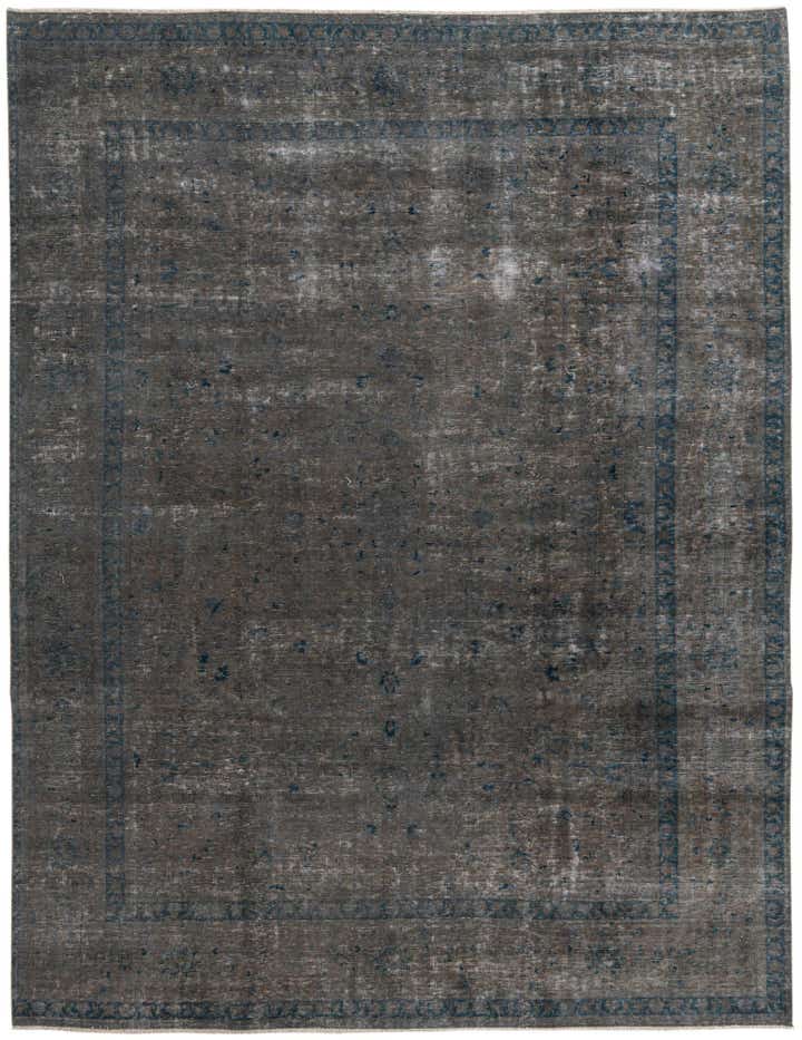 9' 4 x 12' Hand Knotted Ultra Vintage Persian Wool Rug