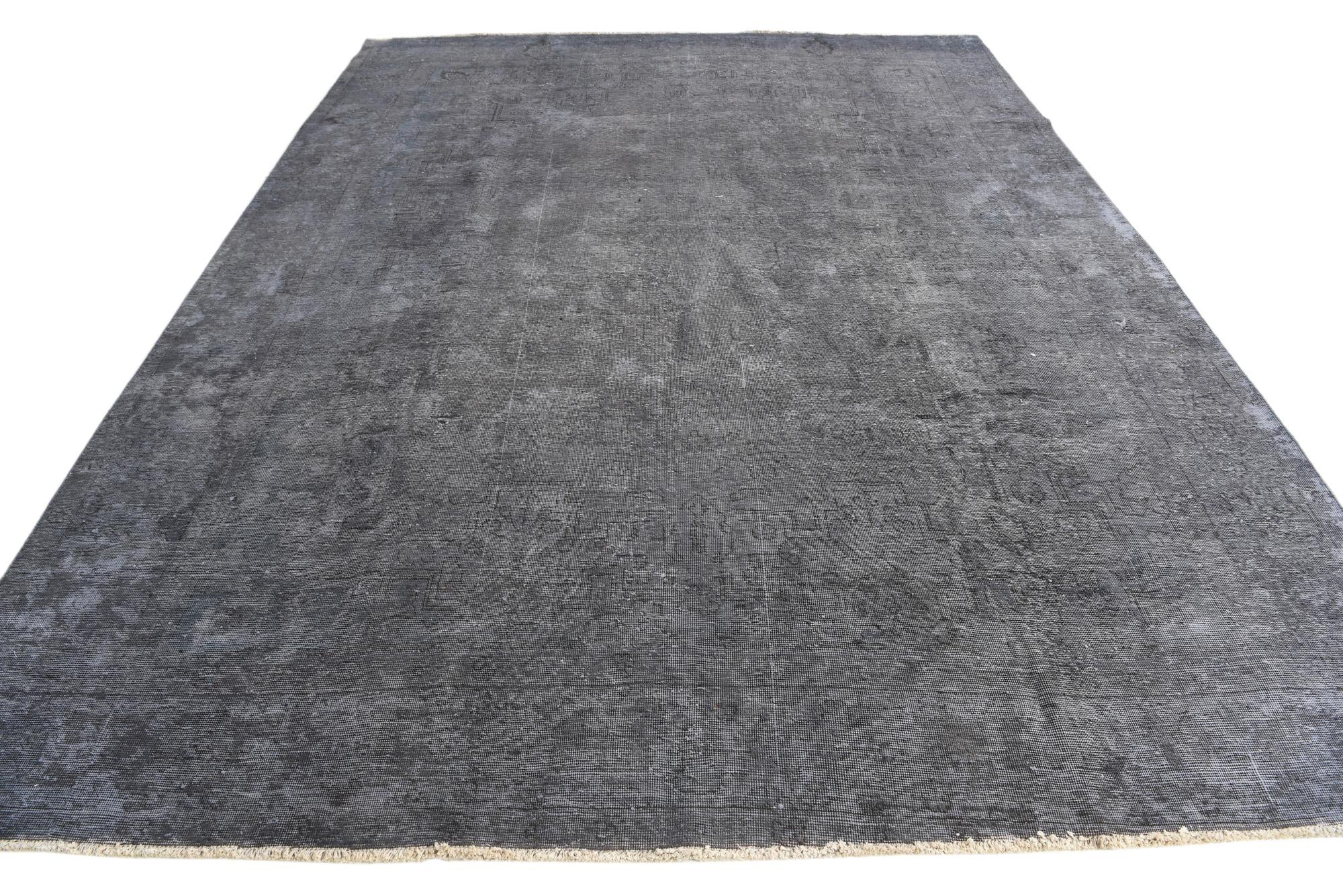 9' 6 x 12' 9 Hand Knotted Ultra Vintage Persian Wool Rug