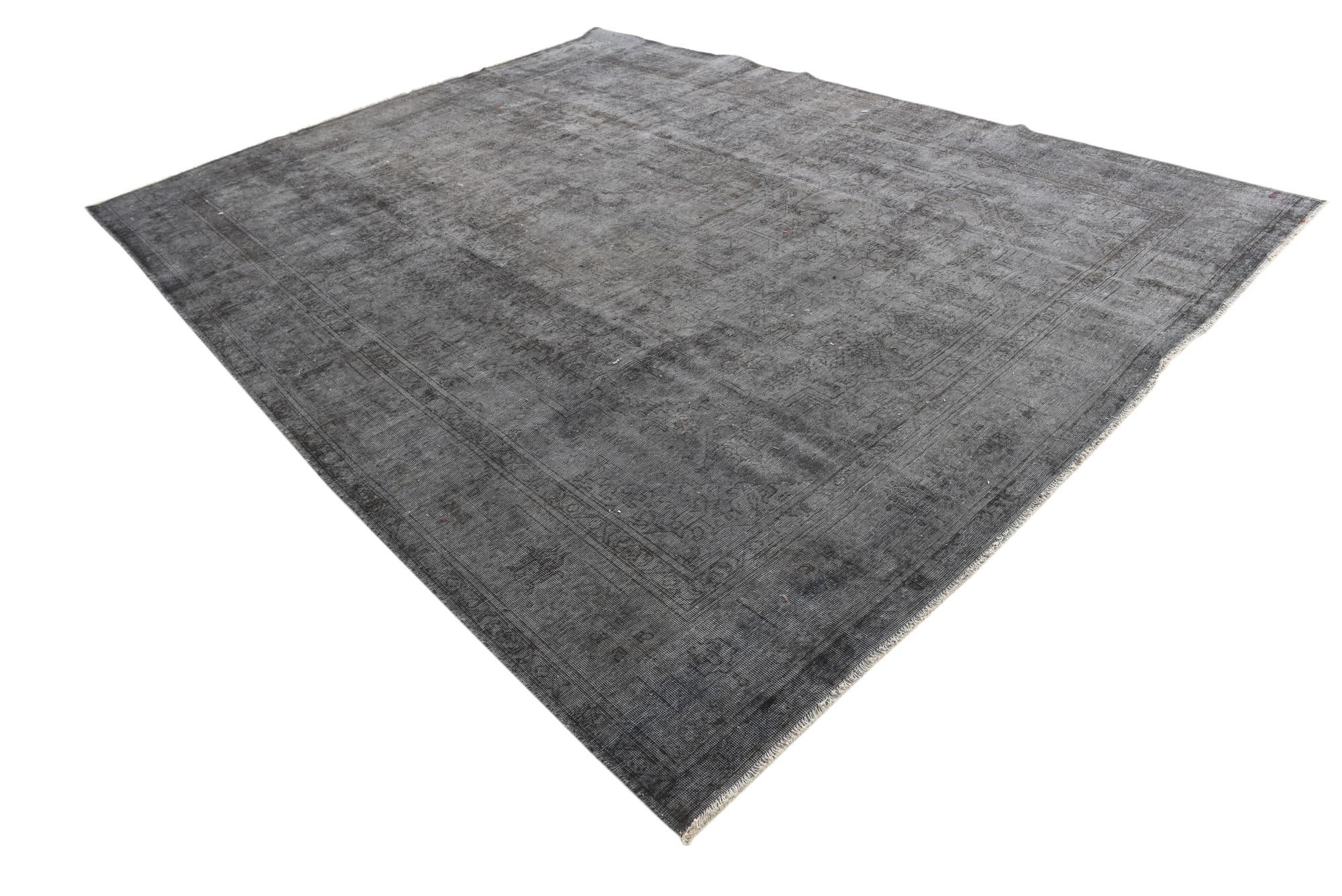 9' 10 x 12' 6 Hand Knotted Ultra Vintage Persian Wool Rug